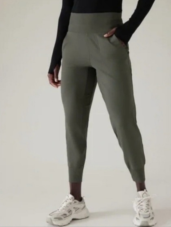 Athleta Pants - ATHLETA Venice Jogger High Rise Pant | Hematite Green  XSmall Petite  #597888